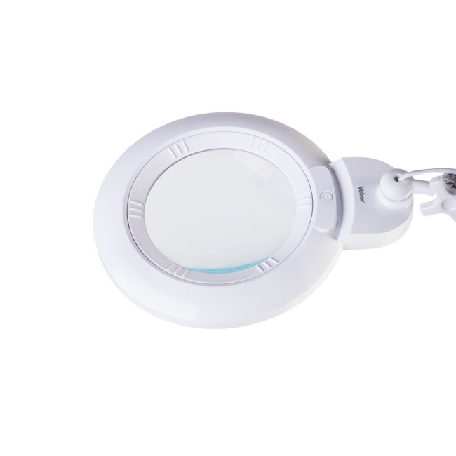 Лупа Veber 3D/5D, 1,75/2,25x, 150 мм, с подсветкой, на струбцине (8608D)