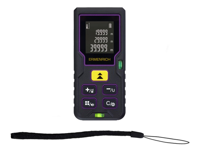 Лазерная рулетка Ermenrich Reel PLUS GD40, фиолетовый