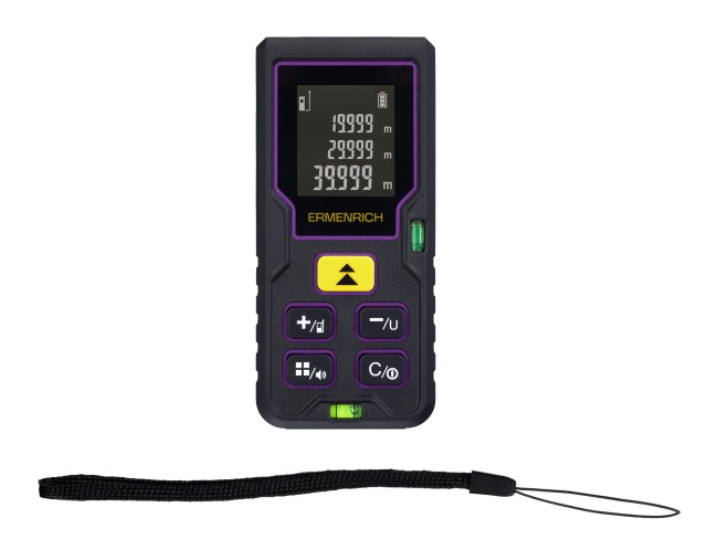 Лазерная рулетка Ermenrich Reel PLUS GD100, фиолетовый