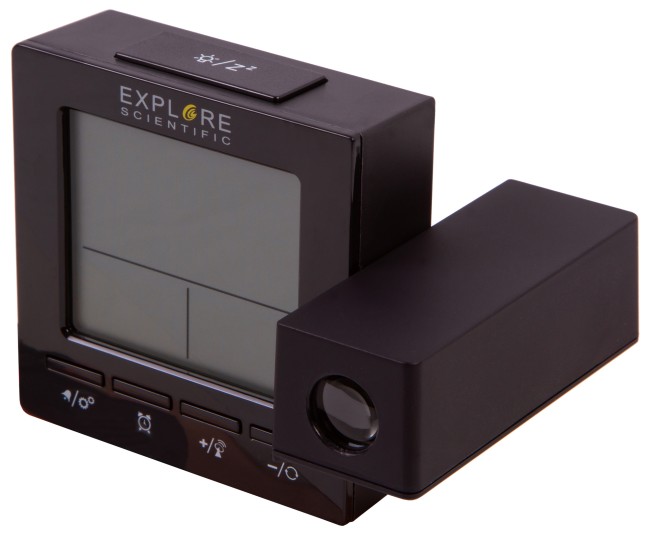 Часы цифровые Explore Scientific с проектором и термометром, черные