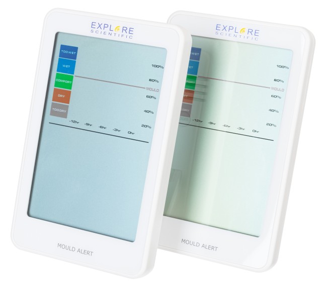 Гигрометр Explore Scientific Mould Alert, белый (2 шт.) Гигрометр Explore Scientific Mould Alert, белый (2 шт.)