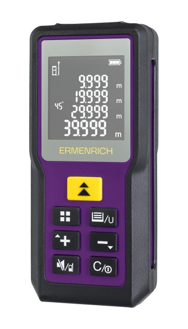 Лазерная рулетка Ermenrich Reel PRO GM60, фиолетовый