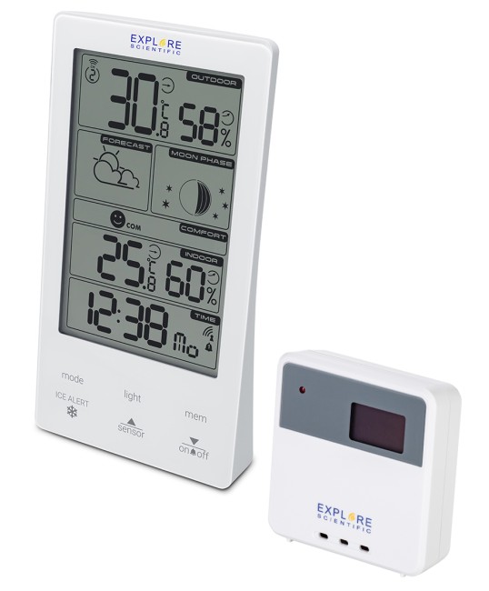 Метеостанция Explore Scientific Classic Vertical, белая Метеостанция Explore Scientific Classic Vertical, белая