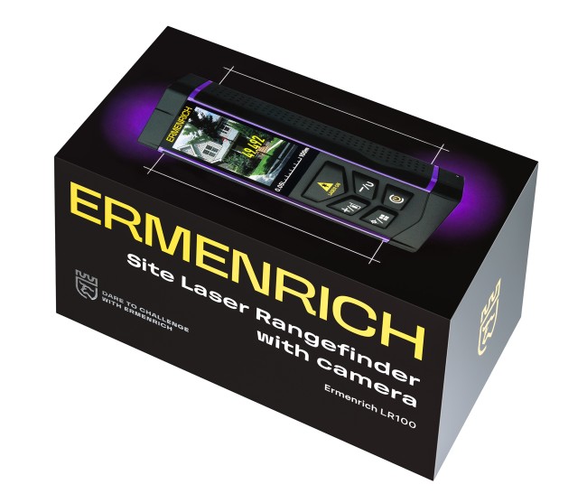 Лазерная рулетка Ermenrich PRO LR100, с камерой