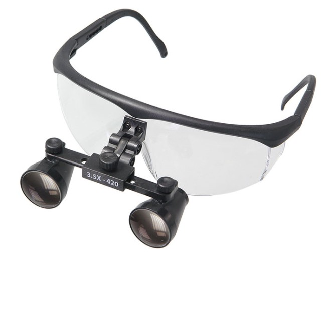 Бинокулярная лупа Микромед HR 350 R (3.5х) Бинокулярная лупа Микромед HR 350 R (3.5х)