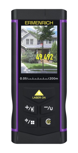 Лазерная рулетка Ermenrich PRO LR200, с камерой