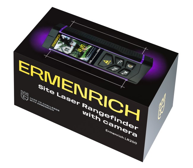 Лазерная рулетка Ermenrich PRO LR200, с камерой