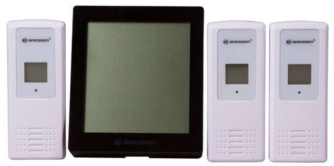Метеостанция Bresser Temeo Hygro Quadro, черная