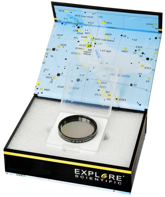 Светофильтр Explore Scientific O-III, 2" Светофильтр Explore Scientific O-III, 2"