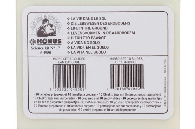 Набор микропрепаратов Konus 10: «Почва»
