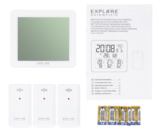 Метеостанция Explore Scientific с тремя датчиками Метеостанция Explore Scientific с тремя датчиками