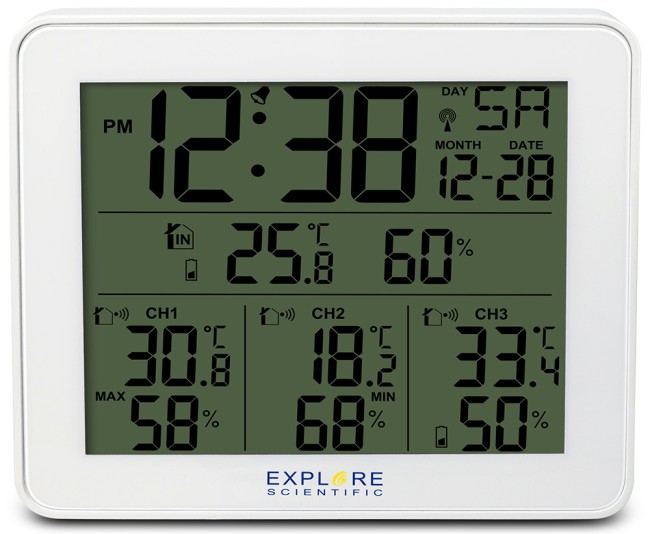 Метеостанция Explore Scientific с тремя датчиками Метеостанция Explore Scientific с тремя датчиками
