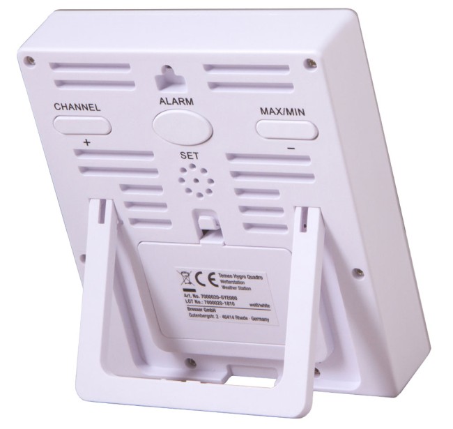 Метеостанция Bresser Temeo Hygro Quadro, белая