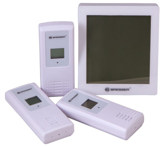 Метеостанция Bresser Temeo Hygro Quadro, белая
