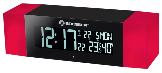 Радио с будильником и термометром Bresser MyTime Sunrise Bluetooth, черное