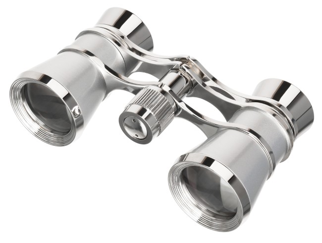 Театральный бинокль Levenhuk Broadway 325B, серебристый