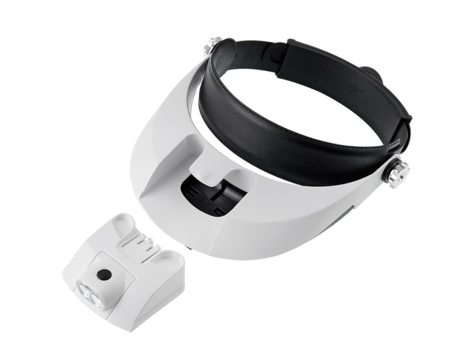 Лупа Veber 81001-G (лупа налобная с подсветкой) Лупа Veber 81001-G (лупа налобная с подсветкой)