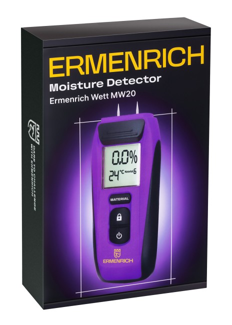 Датчик влажности Ermenrich Wett MW20, фиолетовый Датчик влажности Ermenrich Wett MW20, фиолетовый