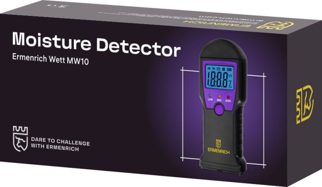 Датчик влажности Ermenrich Wett MW10, фиолетовый Датчик влажности Ermenrich Wett MW10, фиолетовый