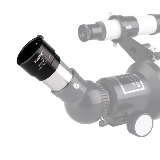 Линза Барлоу SVBONY 2х, 1,25", ахроматическая (9146)