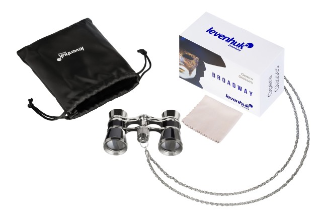 Театральный бинокль Levenhuk Broadway 325B, черный