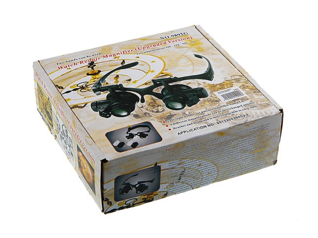 Лупа-очки Veber 9892G (10х, 15х, 20х, 25х) Лупа-очки Veber 9892G (10х, 15х, 20х, 25х)