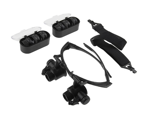 Лупа-очки Veber 9892G (10х, 15х, 20х, 25х) Лупа-очки Veber 9892G (10х, 15х, 20х, 25х)