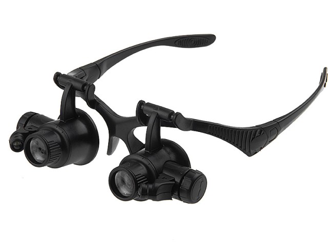 Лупа-очки Veber 9892G (10х, 15х, 20х, 25х) Лупа-очки Veber 9892G (10х, 15х, 20х, 25х)