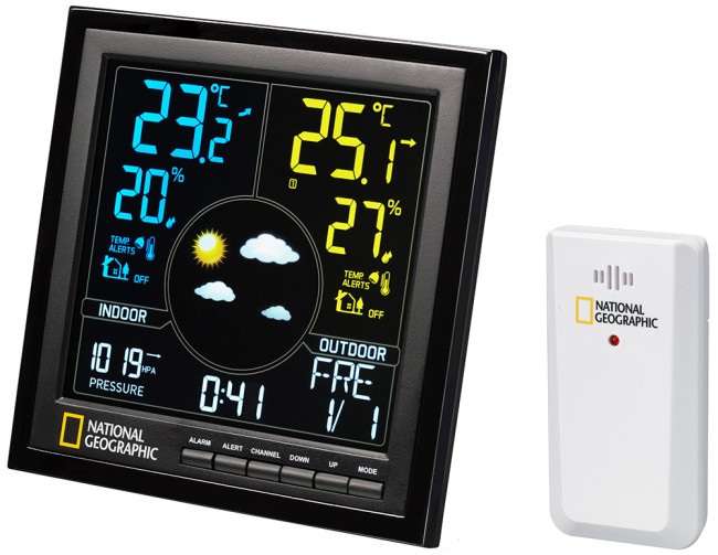 Метеостанция Bresser National Geographic VA с цветным дисплеем Метеостанция Bresser National Geographic VA с цветным дисплеем