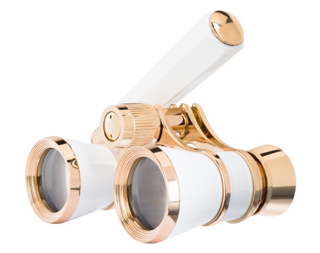 Театральный бинокль-лорнет Levenhuk Broadway 325E, белый Театральный бинокль-лорнет Levenhuk Broadway 325E, белый