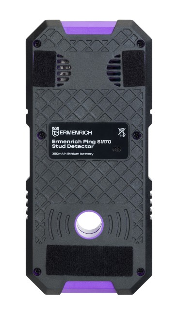 Детектор скрытой проводки Ermenrich Ping SM70, фиолетовый