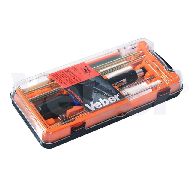 Набор для чистки оружия Veber Clean Guns .22cal/5,6 мм Набор для чистки оружия Veber Clean Guns .22cal/5,6 мм