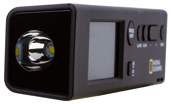 Часы Bresser National Geographic World Time с термометром и фонариком Часы Bresser National Geographic World Time с термометром и фонариком