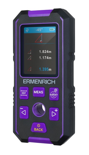 Детектор скрытой проводки Ermenrich Ping SM90, фиолетовый Детектор скрытой проводки Ermenrich Ping SM90, фиолетовый