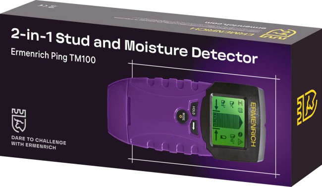 Детектор проводки и датчик влажности («2 в 1») Ermenrich Ping TM100