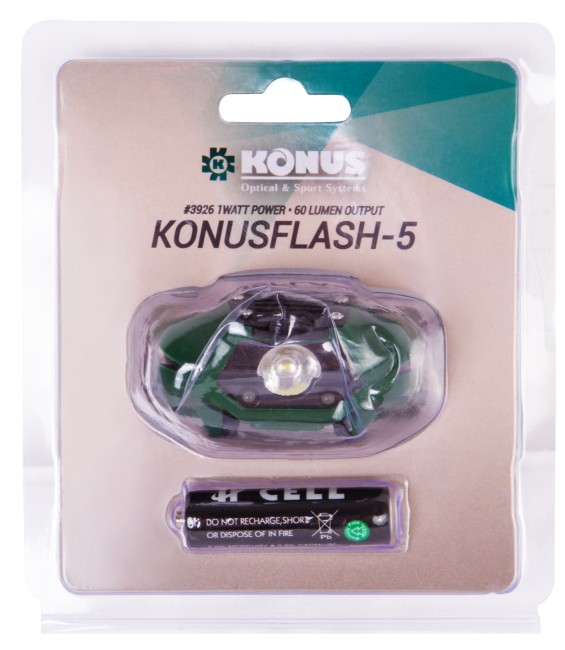 Фонарь налобный Konus Konusflash-5 Фонарь налобный Konus Konusflash-5