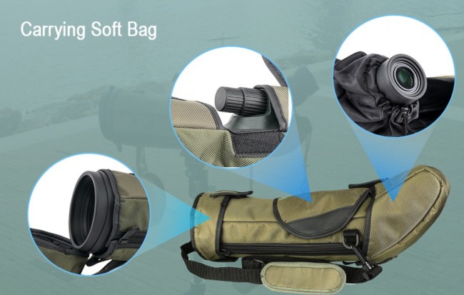 Зрительная труба SVBONY 25-75x100 с призмой 45 гр. (SV406) Зрительная труба SVBONY 25-75x100 с призмой 45 гр. (SV406)