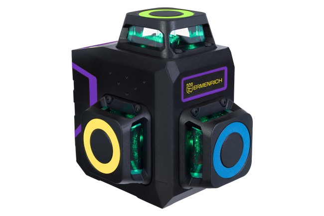 Лазерный уровень Ermenrich LV50 PRO, фиолетовый Лазерный уровень Ermenrich LV50 PRO, фиолетовый