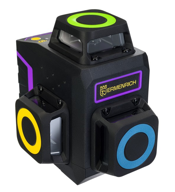 Лазерный уровень Ermenrich LV50 PRO, фиолетовый Лазерный уровень Ermenrich LV50 PRO, фиолетовый