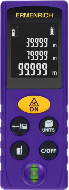 Лазерная рулетка Ermenrich Reel PLUS GK40, фиолетовый