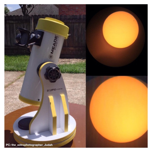 Телескоп Meade EclipseView 82 мм (рефлектор с солнечным фильтром на настольной монтировке)