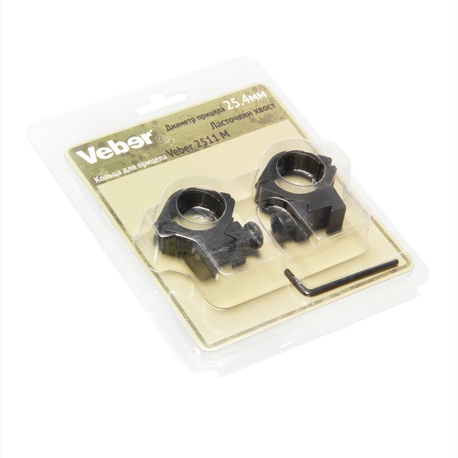Кольца для прицела Veber 2511 M Кольца для прицела Veber 2511 M