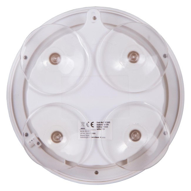 Часы настенные Bresser MyTime Bath, водонепроницаемые, белые Часы настенные Bresser MyTime Bath, водонепроницаемые, белые