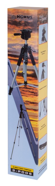 Фотоштатив Konus 3-POD 6, 165 см Фотоштатив Konus 3-POD 6, 165 см