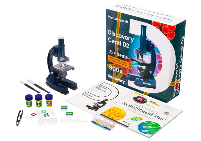 Микроскоп Discovery Centi 02 с книгой Микроскоп Discovery Centi 02 с книгой