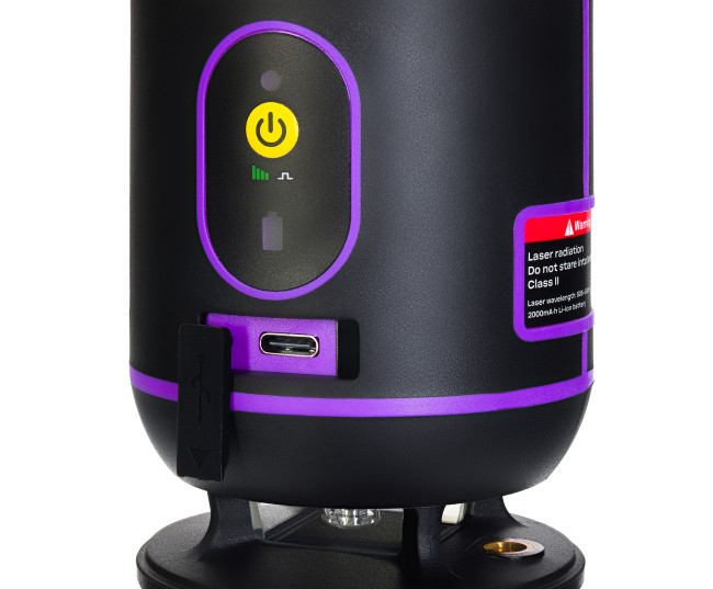 Лазерный уровень Ermenrich LN20, фиолетовый Лазерный уровень Ermenrich LN20, фиолетовый