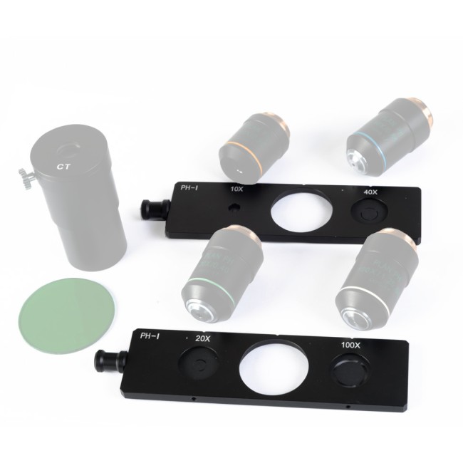 Набор фазово-контрастных слайдеров Микромед (без объективов)