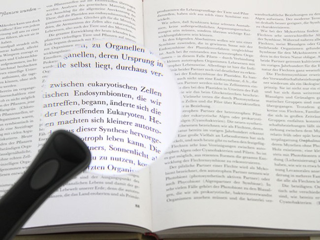 Лупа c ручкой и подсветкой Veber MG2B-3, 2.5x, 90 мм