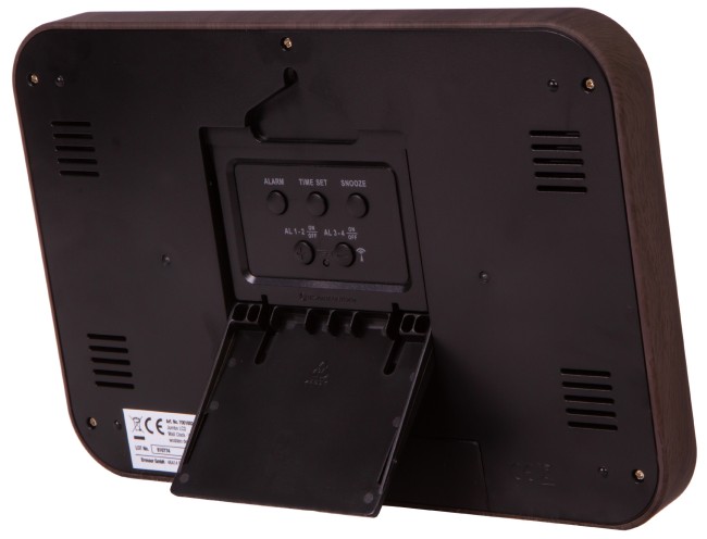 Часы настенные/настольные Bresser MyTime MC LCD в корпусе под дерево