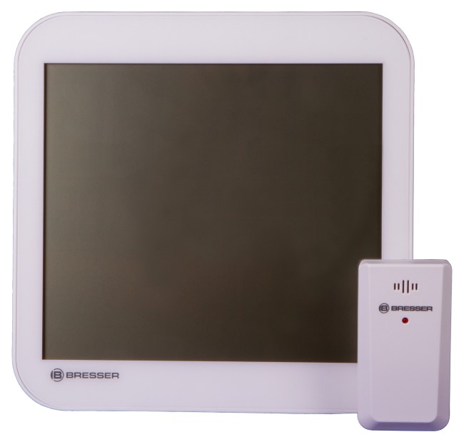 Часы настенные Bresser MyTime LCD, белые